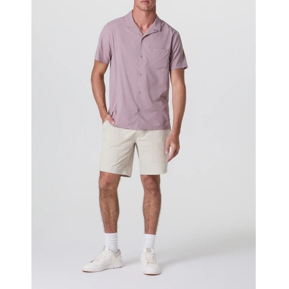 Vuori Men's Oatmeal Classic Barren Shorts Size 33 - Picture 3 of 5